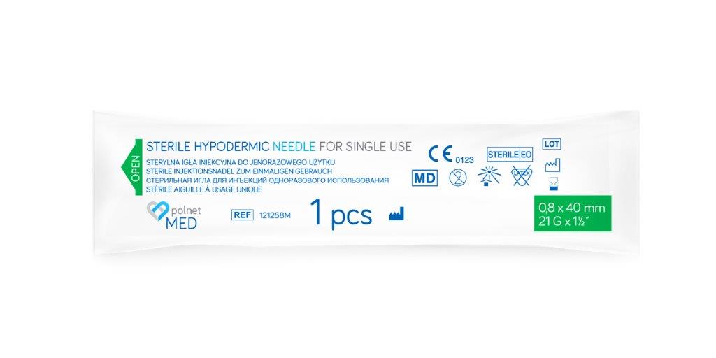 Nadeln j.u. POLnet-MED 0.8 x 40mm 100Stk – Bild 2